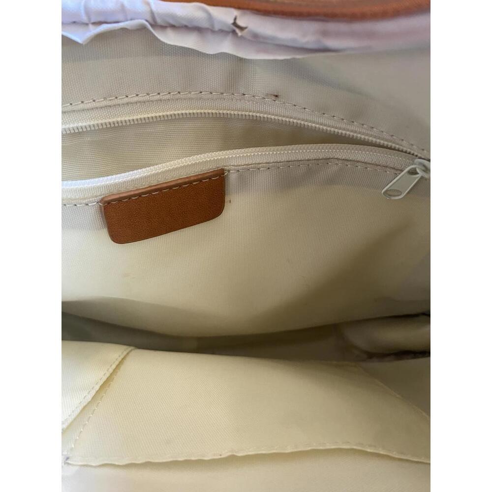 BB Brown Monogram Canvas Shoulder Bag - Picture 7 of 7
